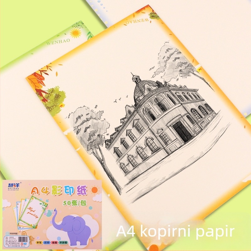 Huiyang A4 papir za fotokopiranje za vježbanje pisanja - materijal: papir, model: A4 Photocopy Paper, stil: Chinese Envelope, bez logotipa