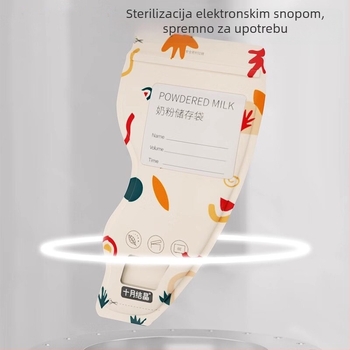 Vrećica za pohranu mliječnog praha, jednokratna, prijenosna, zapečaćena za svježinu, 50 g PET+PE