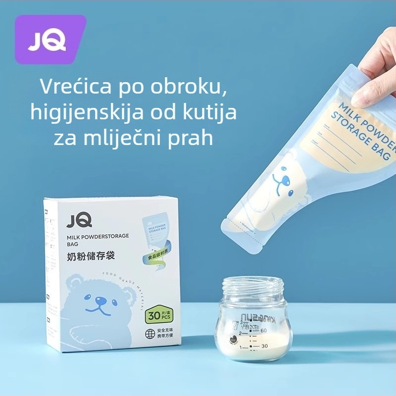 Vrećica za pohranu mliječnog praha, jednokratna, prijenosna, zapečaćena za svježinu, 50 g PET+PE