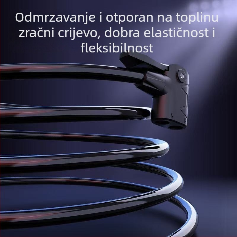 Ručna pumpa visokog tlaka za bicikle, električna vozila, automobile i košarkaške lopte; tijelo od željeza; vrsta ventila: drugi; pogodno za kućnu upotrebu