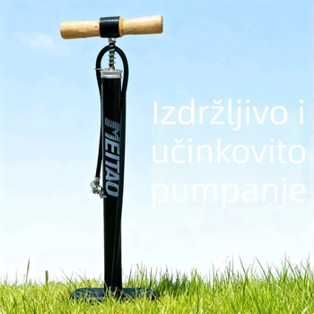 Ručna pumpa za bicikl, metalno tijelo, 0,8 kg, za bicikle