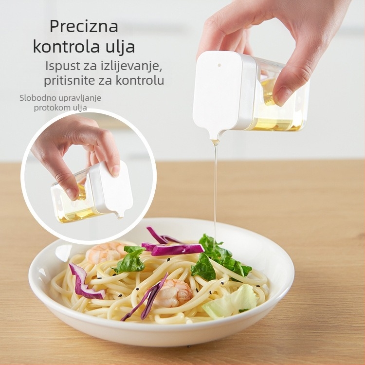 Japanski stil posuda za začine, plastična, za čvrste začine, zatvarač otporan na vlagu, s logotipom