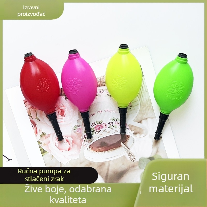 Mini prijenosna ručna pumpa za napuhivanje zračnih jastučića i balona — plastična, model ručna pumpa