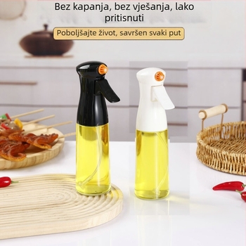 Staklena posuda za sprejanje ulja s pumpom – za kuhinju i roštilj, maslinovo ulje