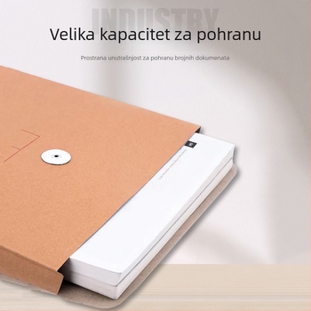 Peng yu Kraft papir dokument torba, tip zatvaranja, stil papirne cigle (Branda: Peng yu; Materijal: Kraft papir; Stil: Zatvaranje; Dizajn: Papirne cigle)