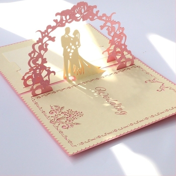 Vjenčane pozivnice – 3D lasersko izrezivanje, europski stil, personalizirane, ručna izrada • Brend: Story Jiangnan • Kategorija: čestitke