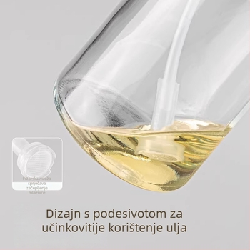 Bočica za ulje s raspršivačem • borosilikatno staklo • funkcija: raspršivanje ulja • stil: moderni minimalistički • model HNBH10419-1