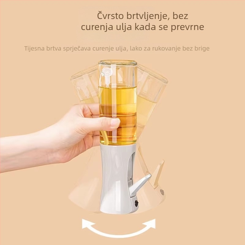 Bočica za ulje s raspršivačem • borosilikatno staklo • funkcija: raspršivanje ulja • stil: moderni minimalistički • model HNBH10419-1