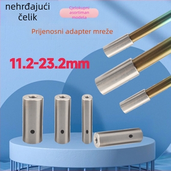 Nehrđajući čelični spoj za štap mrežice za DIY prilagodbu štapa za ribolov; marka FISHERBON; materijal: nehrđajući čelik