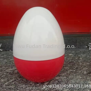 Uskrsno plastično jaje, otvoreno za punjenje, injekcijsko oblikovano, mogućnost ispisa loga