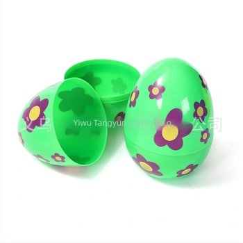 Uskrsno plastično jaje, otvoreno za punjenje, injekcijsko oblikovano, mogućnost ispisa loga