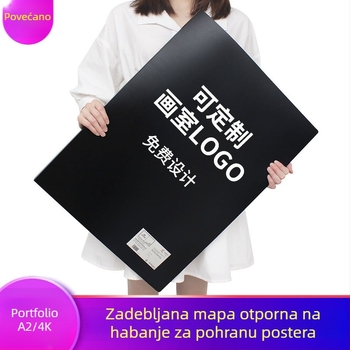A2 foto-album i portfel za plakate i umjetnička djela, A3 fascikla, plastični portfelj s 30 stranica, model F410