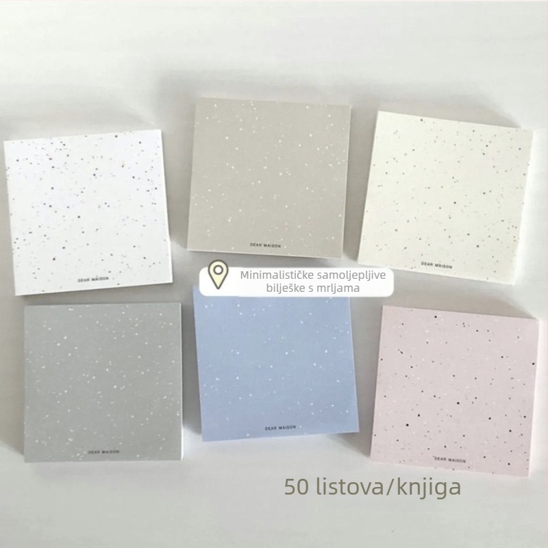 Bilježnica u obliku izvanzemljanina, bez ljepila, s odtrgivim listovima za učenje