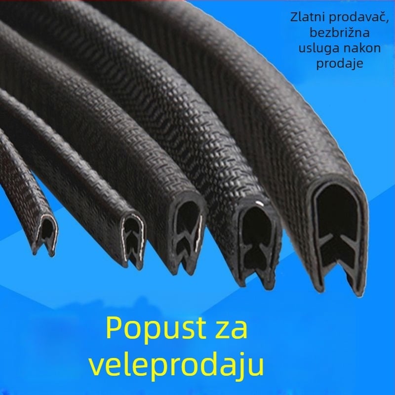 U-oblikovani brtveni pojas za vjetrobran vozila - debeli zaštitni trak protiv sudara - ljepljivi brtveni pojas za električna vozila i motocikle - Powerful Factory