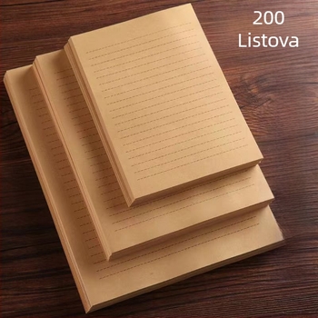 Set papira od Kraft papira, stil kineske kuverte, Model br. 1, bez logotipa