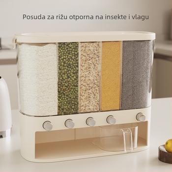 Spremnik za žitarice i rižu, velikog kapaciteta, zatvoren, otporan na vlagu i štetnike