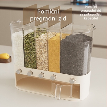Spremnik za žitarice i rižu, velikog kapaciteta, zatvoren, otporan na vlagu i štetnike