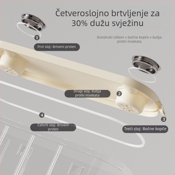Spremnik za žitarice i rižu, velikog kapaciteta, zatvoren, otporan na vlagu i štetnike