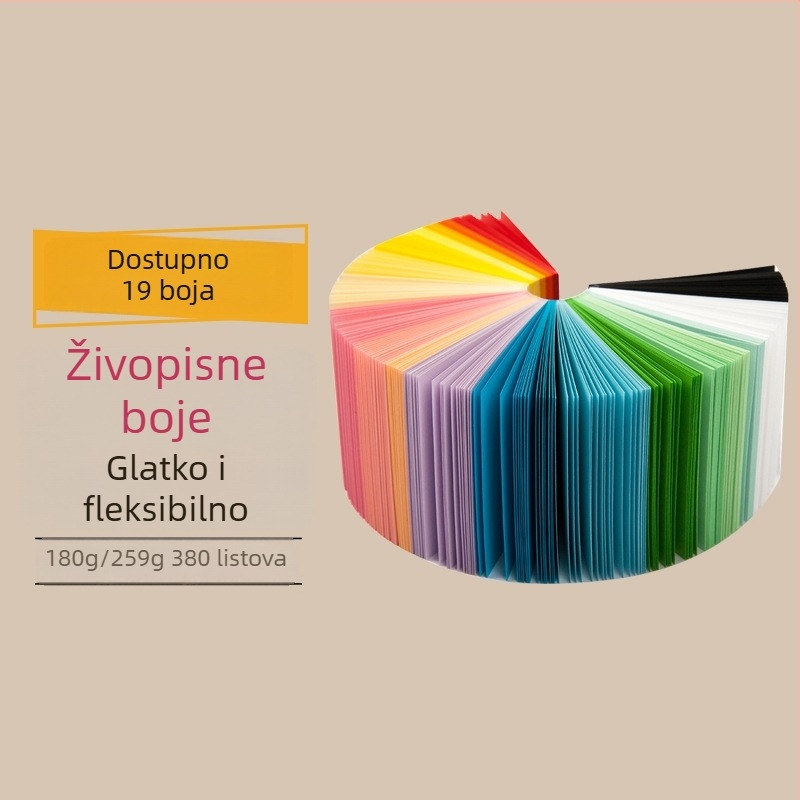 Yuesheng šarene ljepljive bilješke s fluorescirajućim papirom za oznake – za učenike i ured
