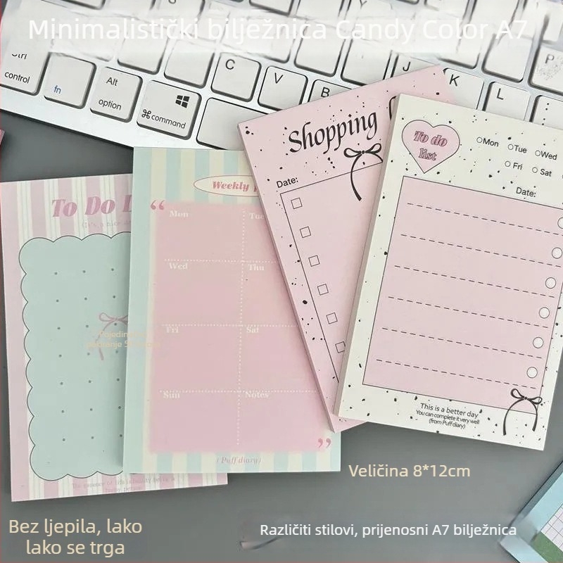 Bilježnica s karikaturom, debeli papir za skice, listovi za odvajanje