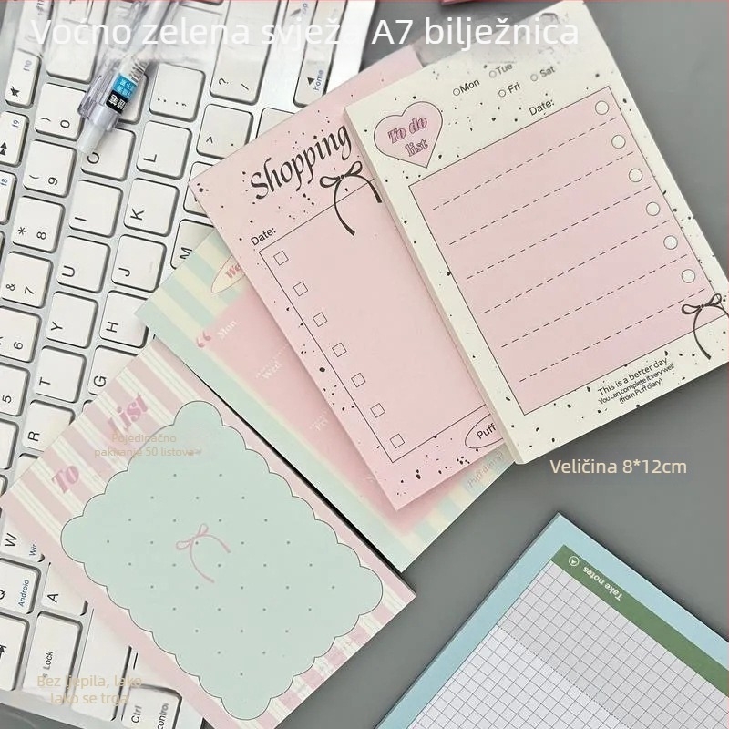 Bilježnica s karikaturom, debeli papir za skice, listovi za odvajanje