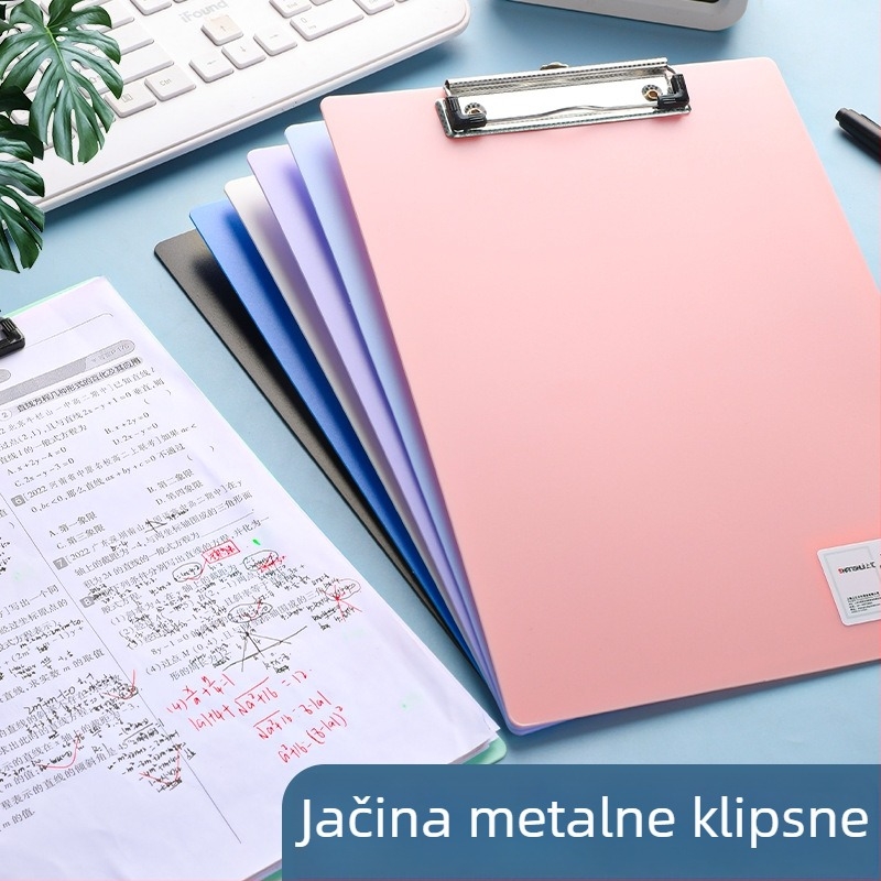 PP klipsa za ploču - model PP board clip, materijal PP, pogodno za papir A4