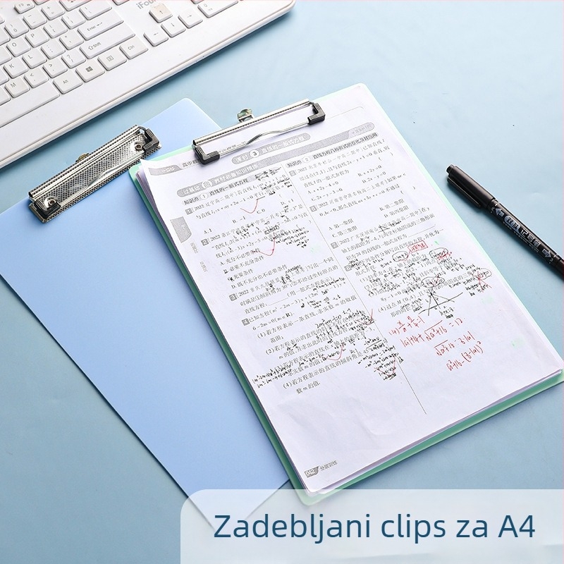 PP klipsa za ploču - model PP board clip, materijal PP, pogodno za papir A4