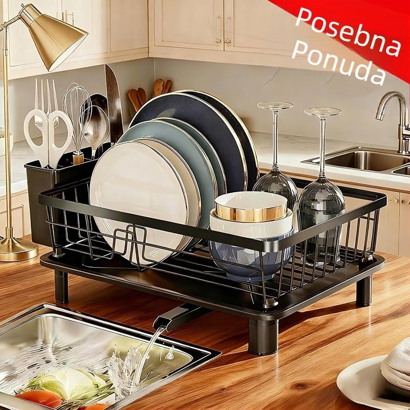 Stalak za suđe s odvodom – željezni, kuhinjsko skladištenje, Marka Jiangmen Jianshang Home Furnishing, proljeće 2025