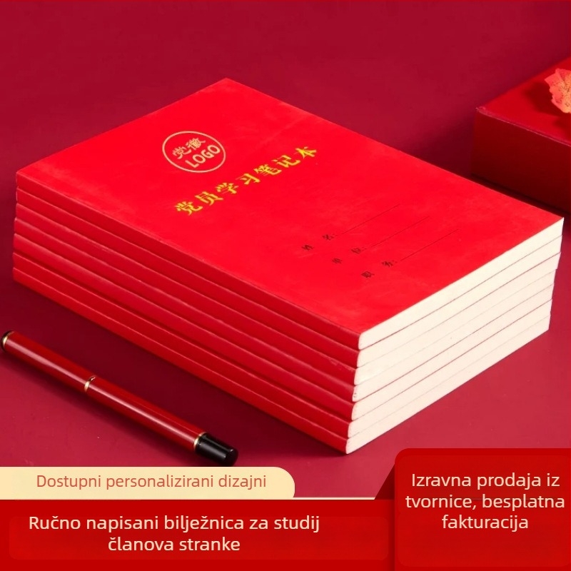 Bilježnica Crown Bezoar papir, ljepilo povezivanje, šumski papir, 80 gsm, 80 stranica, model MG-5463, poslovno uredski stil