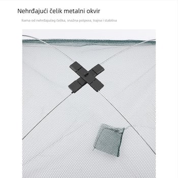 Mengda Otvorena Sklopiva Mreža za Lov Škampi