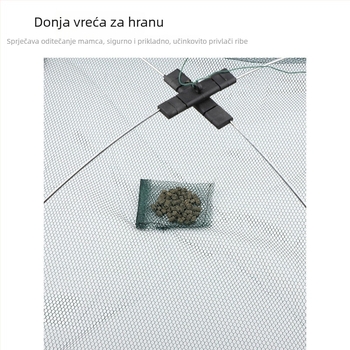 Mengda Otvorena Sklopiva Mreža za Lov Škampi