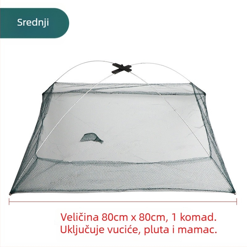 Mengda Otvorena Sklopiva Mreža za Lov Škampi