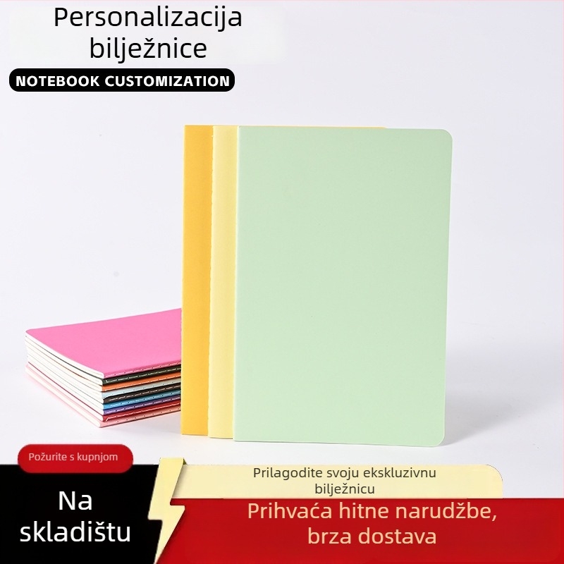 Xiajiang bilježnica, šivano uvez, papirnate korice, unutarnji papir 80 g/m², 100–200 stranica, kreativni stil