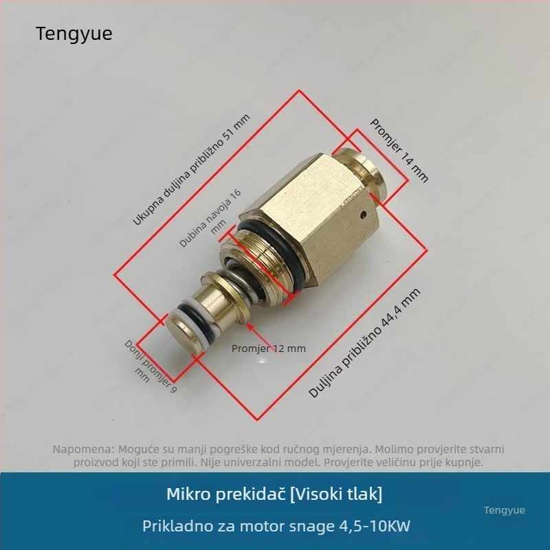 Komplet prekidača za pištolj za pranje automobila s automatskim prekidačem i kutijom mikroprekidača