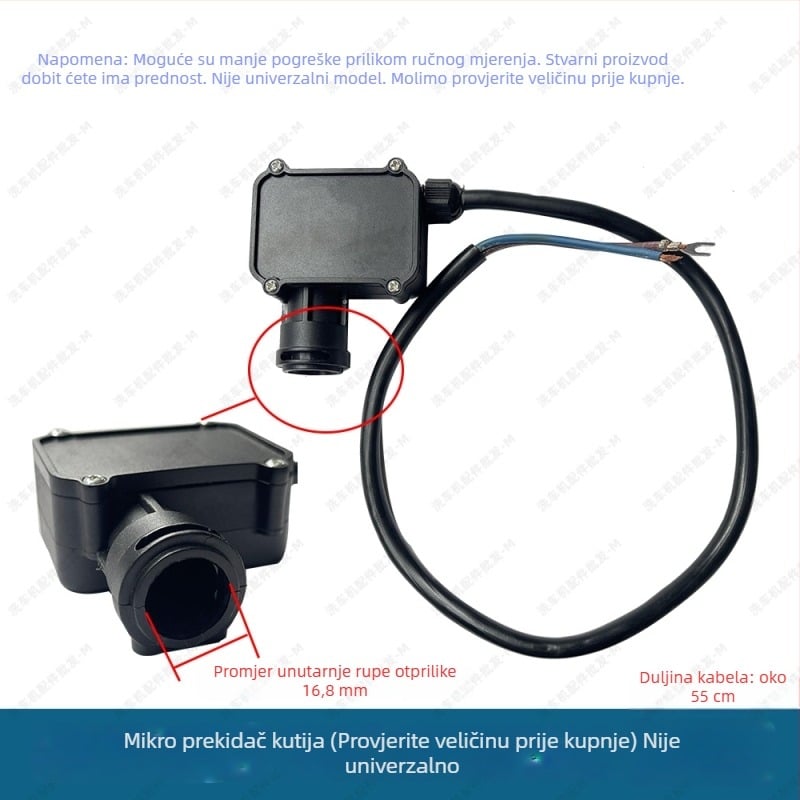 Komplet prekidača za pištolj za pranje automobila s automatskim prekidačem i kutijom mikroprekidača