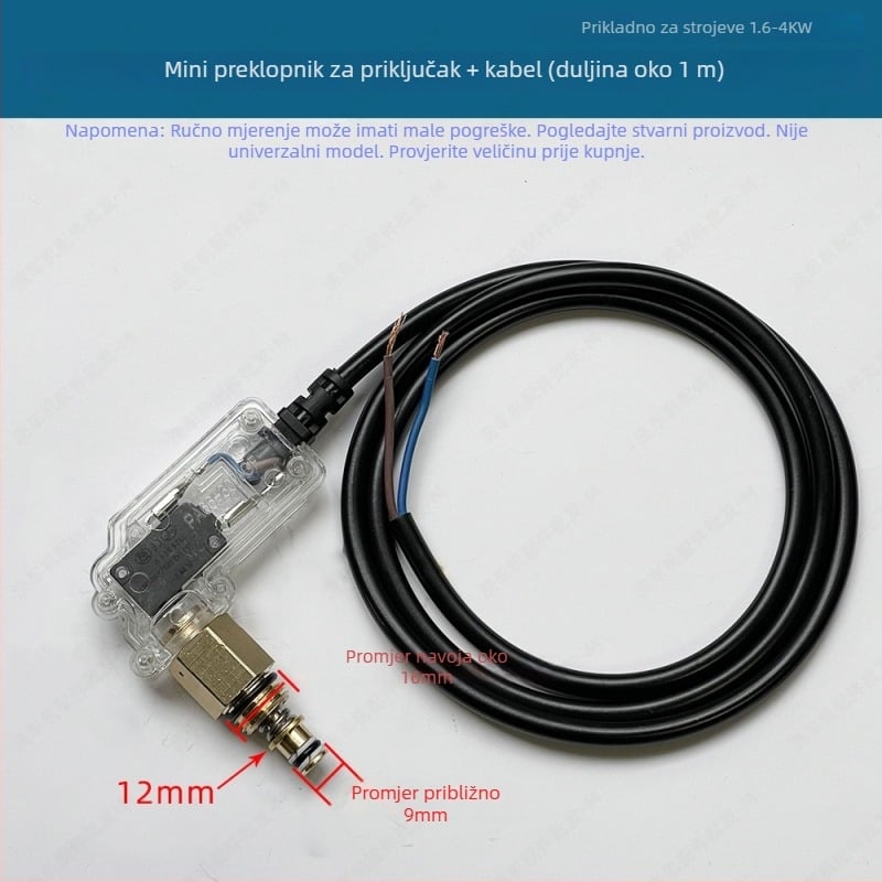 Komplet prekidača za pištolj za pranje automobila s automatskim prekidačem i kutijom mikroprekidača