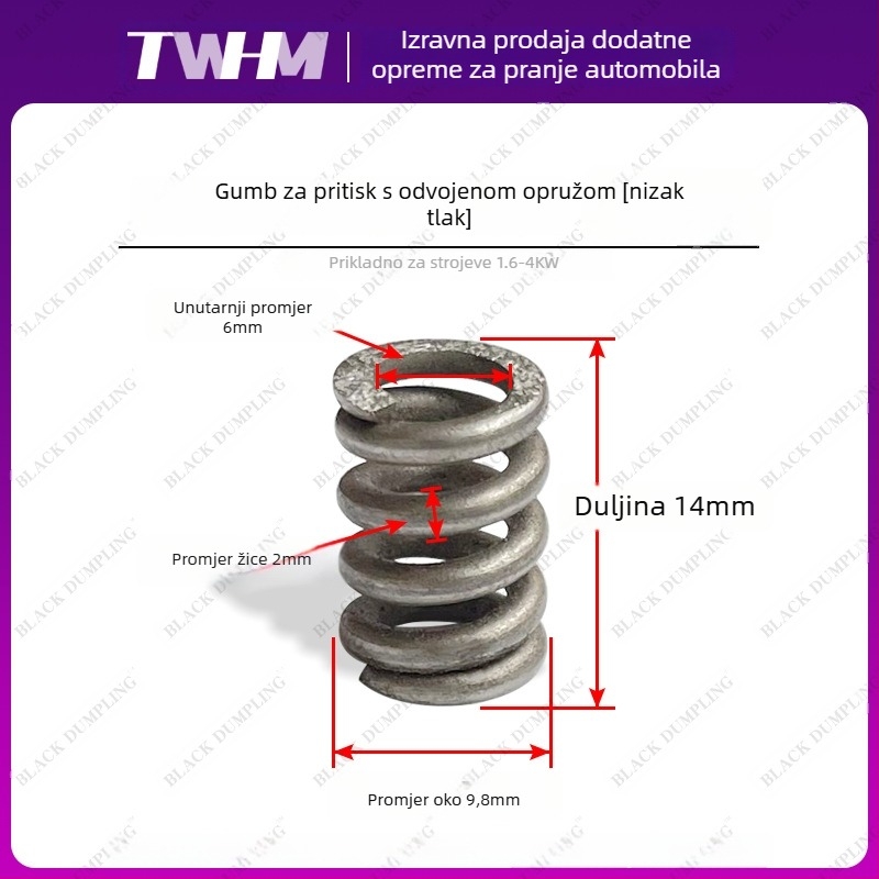 Komplet prekidača za pištolj za pranje automobila s automatskim prekidačem i kutijom mikroprekidača