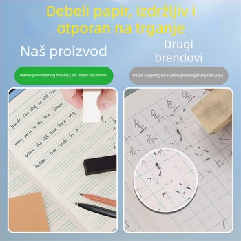 A5 Priručnik za pisanje kineskog jezika za osnovnu školu s koricom od Kraft papira