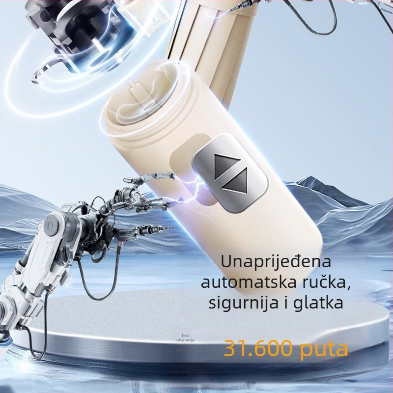 Ženski automatski sklopivi kišobran sa 24 rebara – kišobran s logom, UV zaštita UPF 40+, materijal 190T