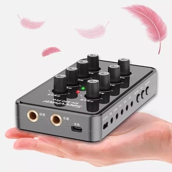 SH560Pro mobilna zvučna kartica za live prijenos s gitarom i pjevanjem — unutarnje audio sučelje, marka Not bad