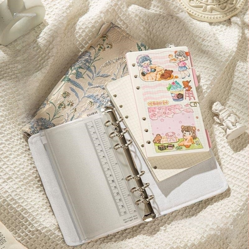 Shengbangrong Bilježnica s platnenim omotom, Binder veza, Stil Small Fresh, Odvojivi listovi, Broj proizvoda dszxzdfwdfac1001118804