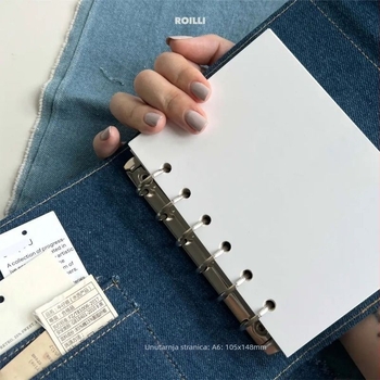 Denim Binder bilježnica – Dowling papir, više od 100 stranica, vezanje Binder, svjež i jednostavan stil