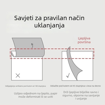 Indikatorska naljepnica s ljepljivim bilješkama NS325, Deli, gradientni dizajn, samoljepljivo