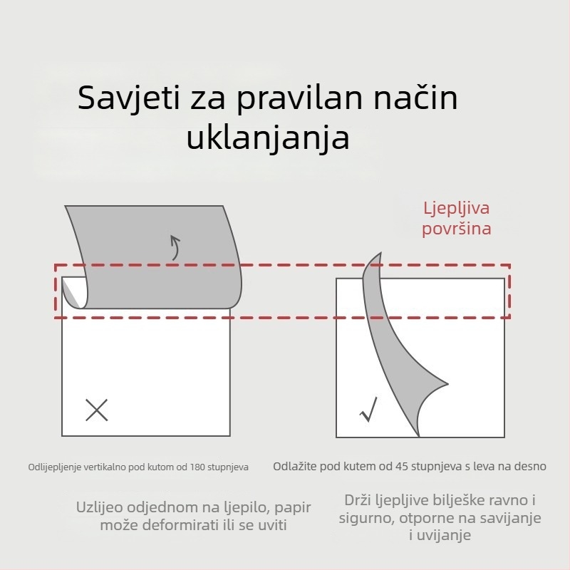 Indikatorska naljepnica s ljepljivim bilješkama NS325, Deli, gradientni dizajn, samoljepljivo