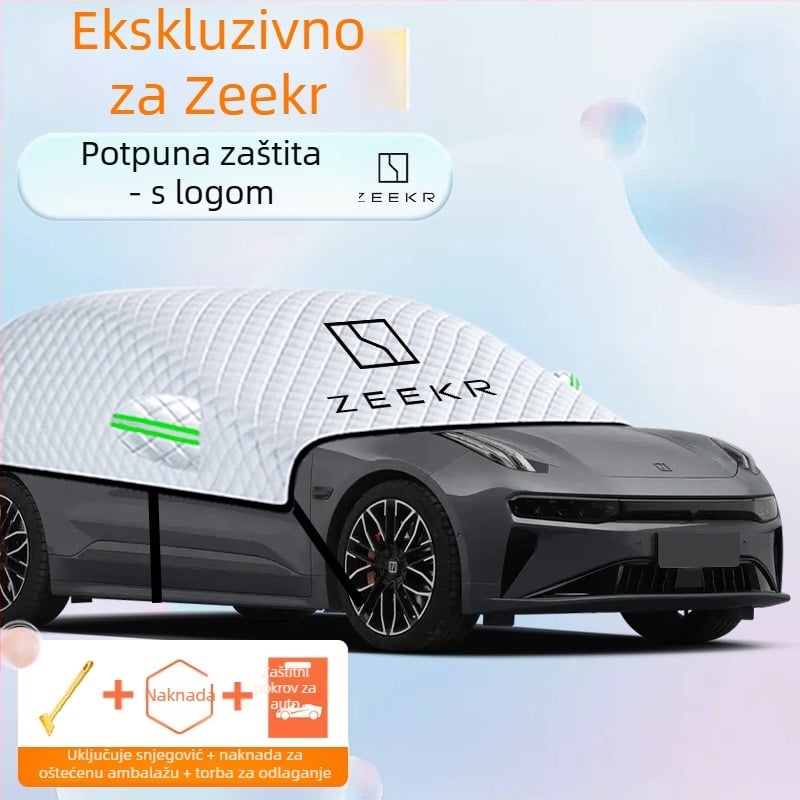 Navlaka za prednje staklo automobila – aluminijska folija, debeli dizajn, jednobojna boja, univerzalna prilagodba