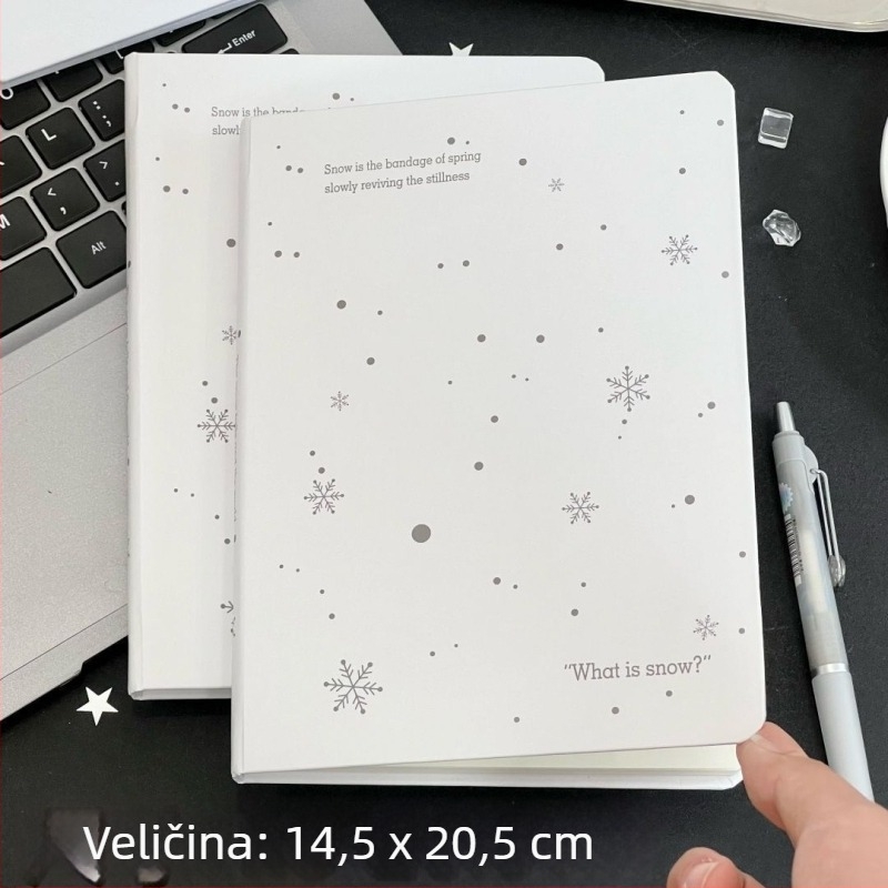 Bilježnica s vezivanjem nitima, korica od papira, 80 gsm papir, 1–50 stranica, japansko-korejski nadahnut stil, sladak i kreativni stil