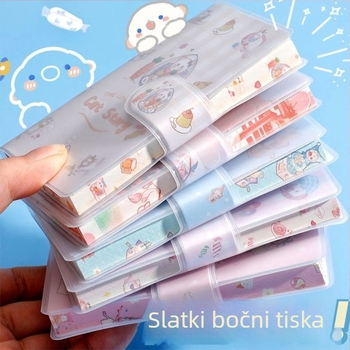 Bilježnica s gumastim prstenima, slatkog stila, papir od drvenog celuloznog vlakna, 40 g težina papira, 1-50 stranica