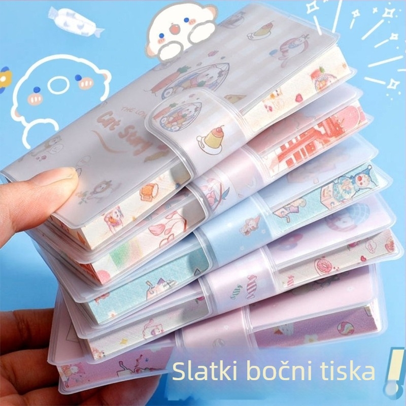 Bilježnica s gumastim prstenima, slatkog stila, papir od drvenog celuloznog vlakna, 40 g težina papira, 1-50 stranica