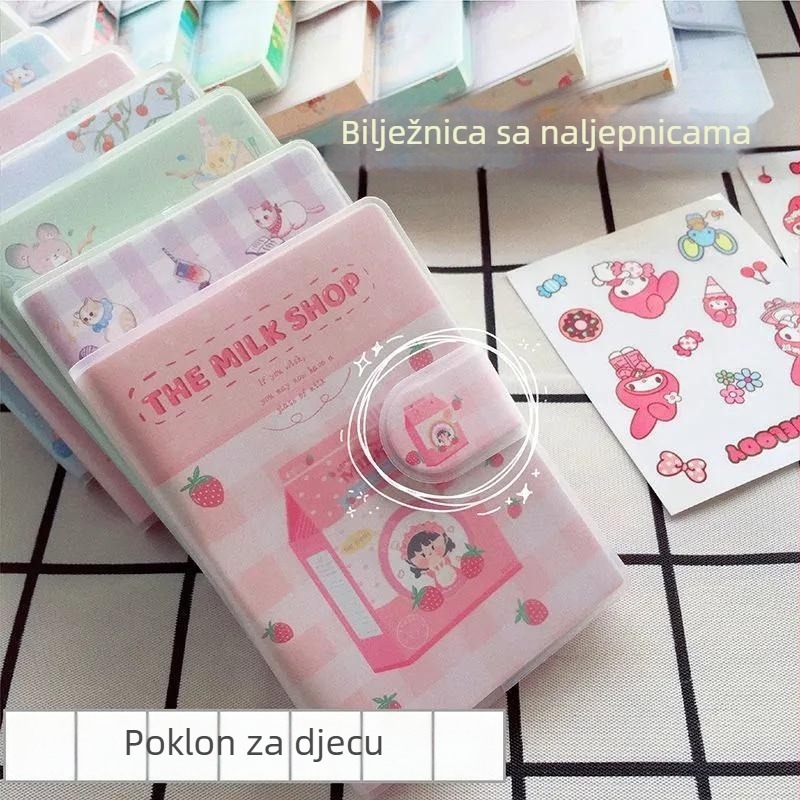 Bilježnica s gumastim prstenima, slatkog stila, papir od drvenog celuloznog vlakna, 40 g težina papira, 1-50 stranica
