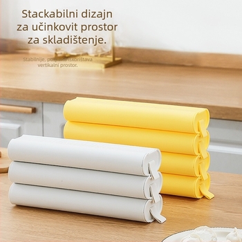 Kutija za knedle i wontone — plastična, prijenosna za skladištenje, marka Six Little Foxes, jednostavan i nov dizajn